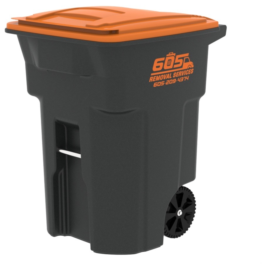 605 removal services monthly trash can